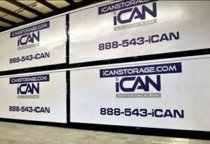 Some of our portable storage containers in Rockland, NY