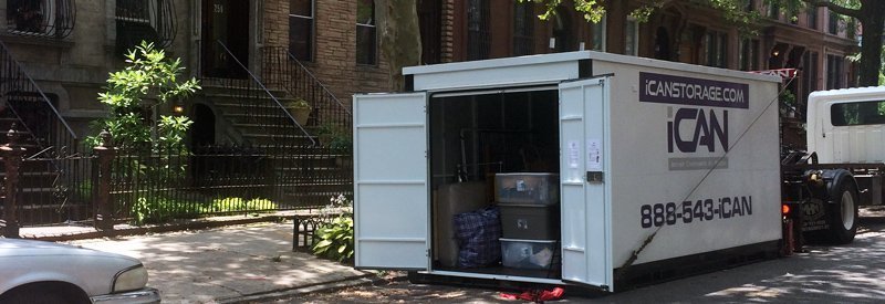 Filling up portable storage container from iCan