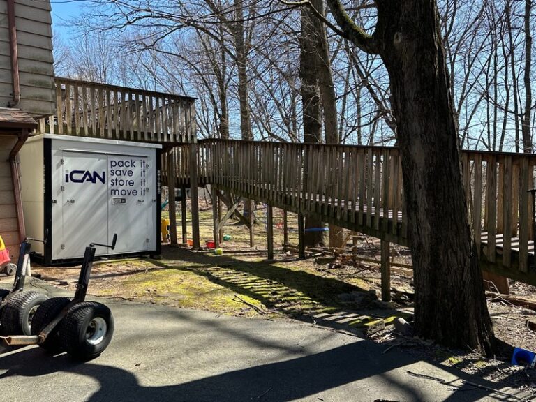 We got an iCan under a deck. Rent a POD and this isn't happening.